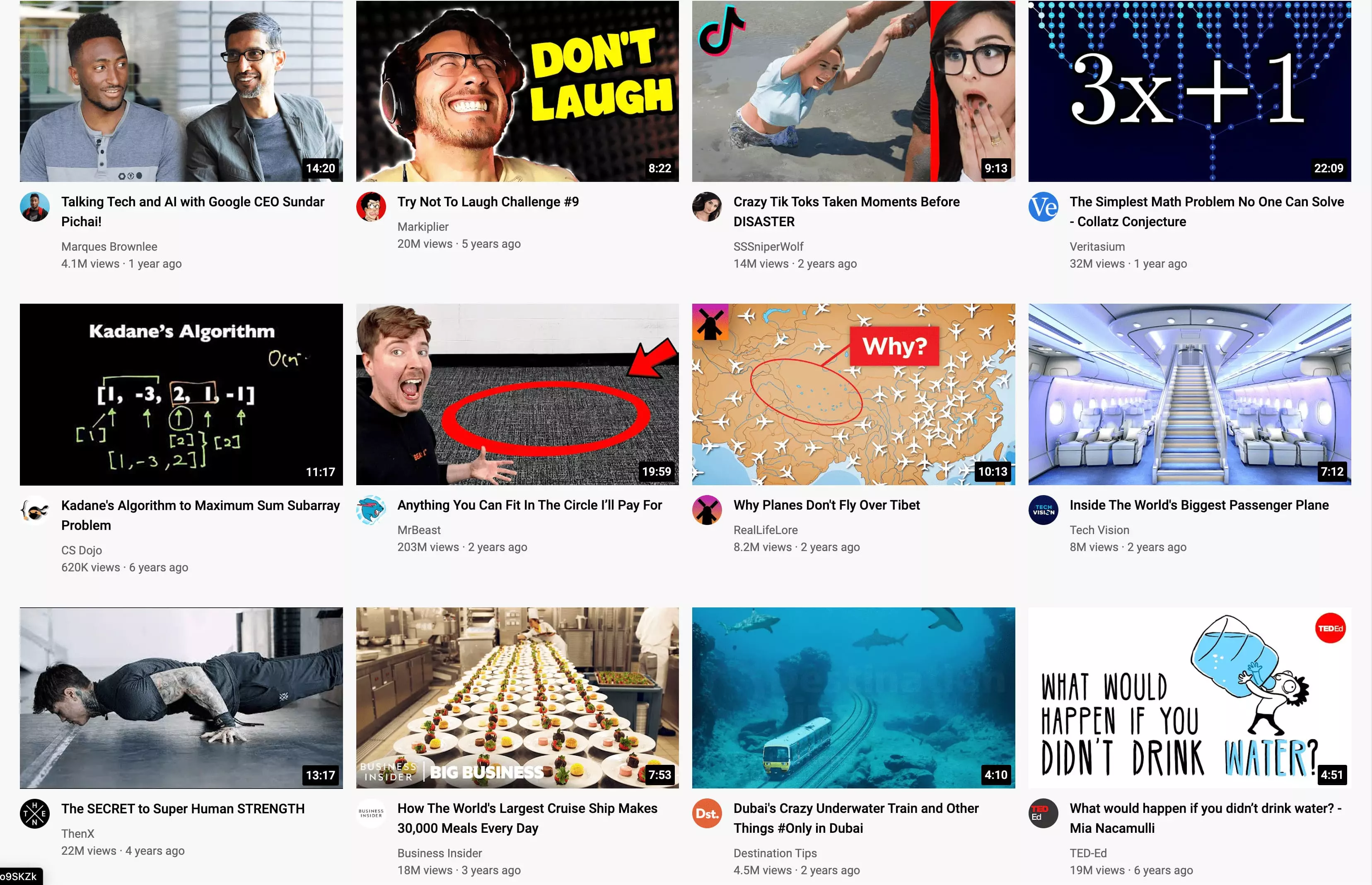 Youtube Desktop Layout image